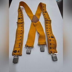 The Boss Yellow Measuring Tape Suspenders